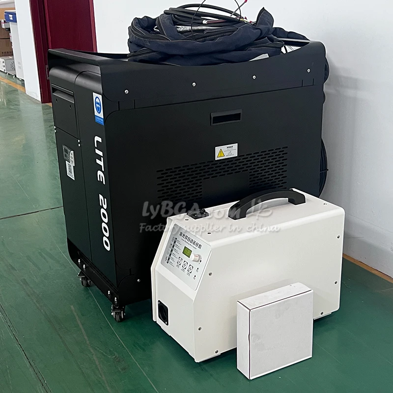 لحام ألياف الليزر المحمولة 5 في 1 1500 واط 2000 واط 3000 واط ماكس Raycus BWT لحام الليزر تنظيف قطع آلة لحام ماكينة لحام باستخدام الحاسب الآلي