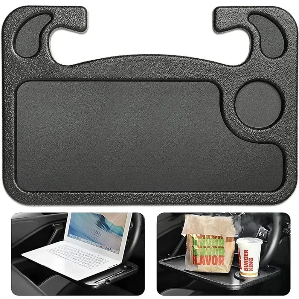 Portable Car Laptop Computer Desk Mount Stand Eat Work Car Steering Wheel Dining Table BracketDrink Food Coffee Tray Board