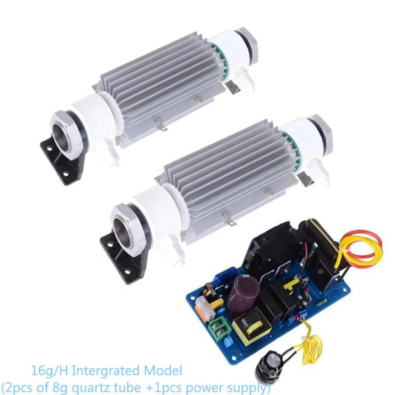 316L electrode Quartz Tube Ozone Generator Module 16g, 8g 5g 3g for Ozone Generator Purifier Parts