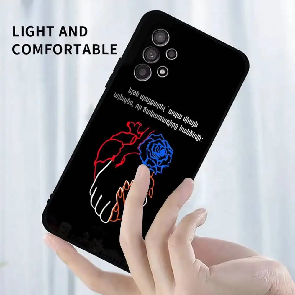 

Armenia Flag Passport ART Phone Case For Samsung S25,S24,S23,S22,S21,S20,S10,Ultra,Plus,Lite,FE,Soft Silicone Black Cover