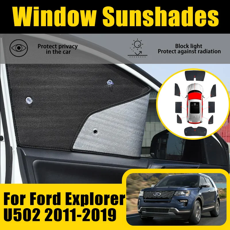 

Full Car Covers Sun Visor For Ford Explorer U502 MK5 2011-2019 Car Sun Parasol Window Protector Window Visor Cover Accessories