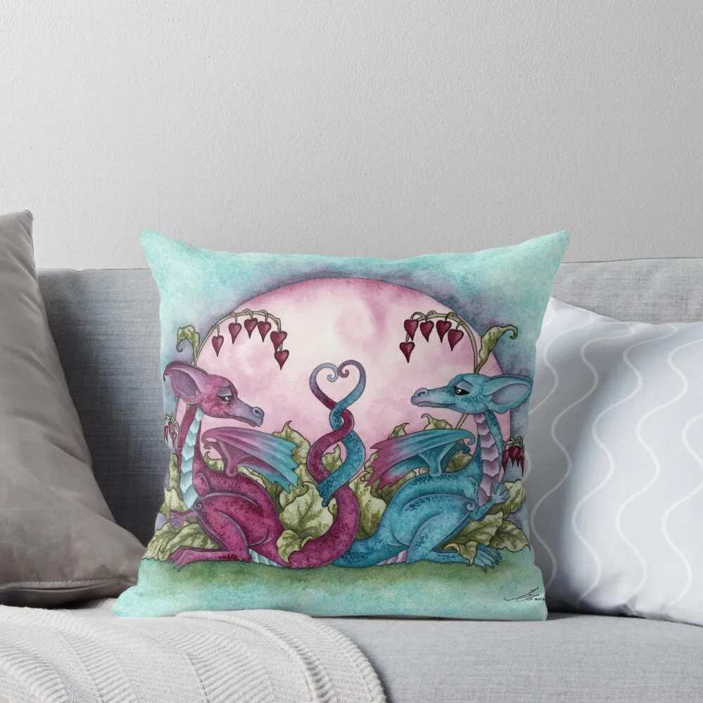 

Love Dragons Throw Pillow Pillowcases Cushion Covers Sofa Decorative Cushion Cover pillow cover luxury Decorative Cushion pillow