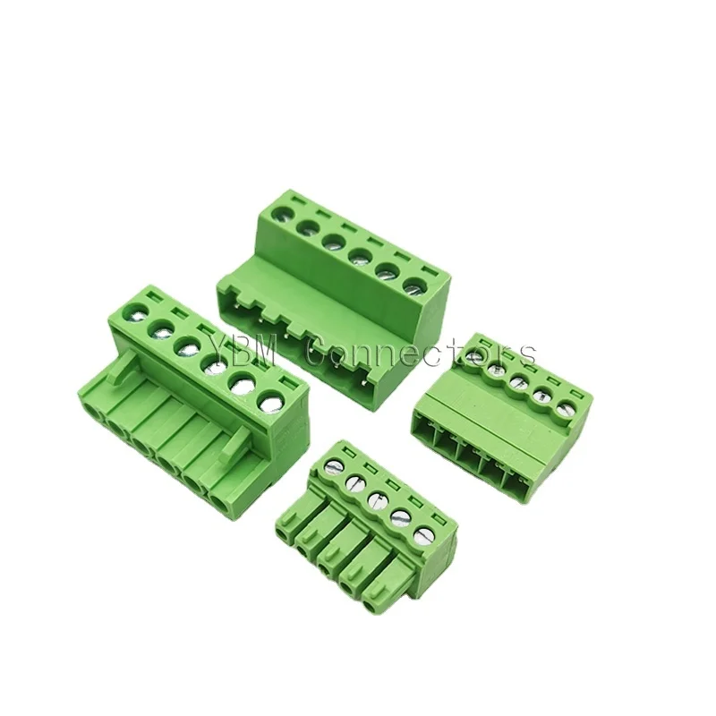 

5 Sets 5.08MM Pluggable Terminal Blocks Connector KF2EDGKR 5.08 Butting Style 2/3/4/5/6/7/8 Pin Screw Terminal