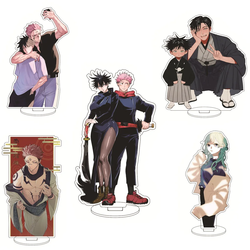 16CM Anime Jujutsu Kaisen Gojō Satoru Itadori Yūji Fushiguro Megumi Geto Suguru Cosplay Acryl-Figuren Ornamente Exquisite Geschenke