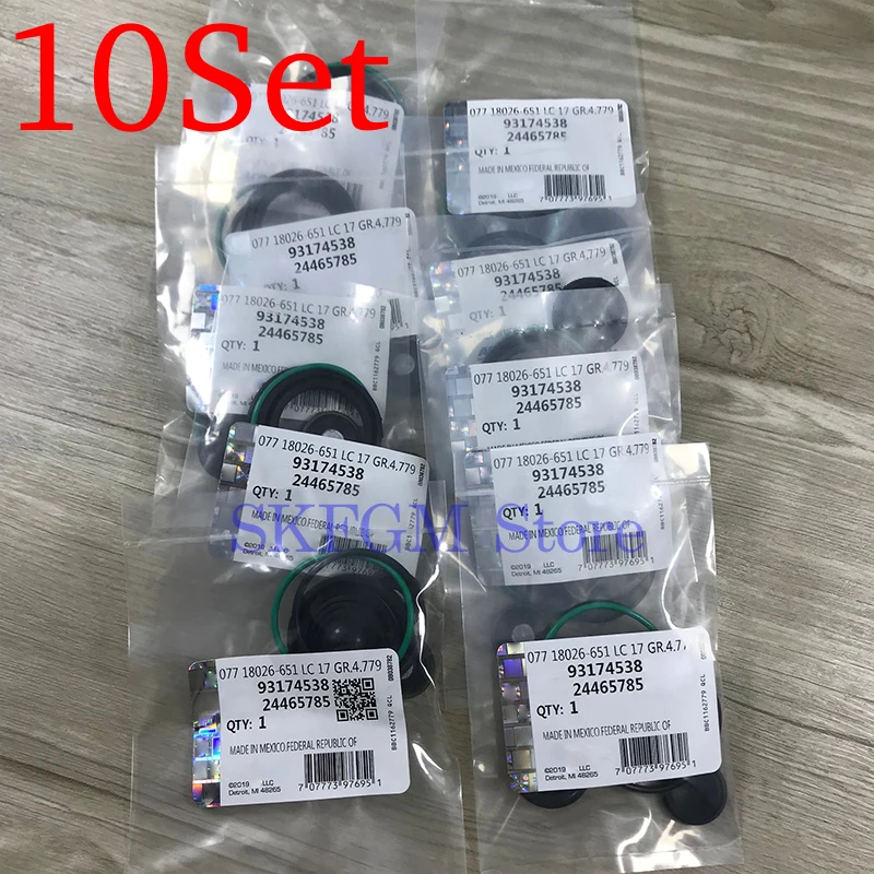 10Set High Pressure Pump Repair Kit Seal For Peugeot 406 Opel Vauxhall Zafira Vectra Astra 93174538 24465785