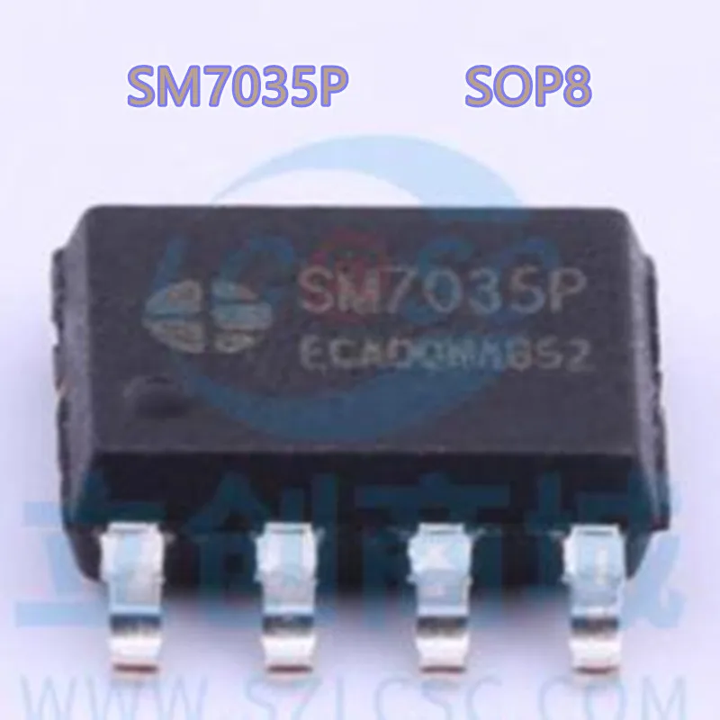 Was ist der SM7035P und wie wird er in der LED-Steuerung eingesetzt?