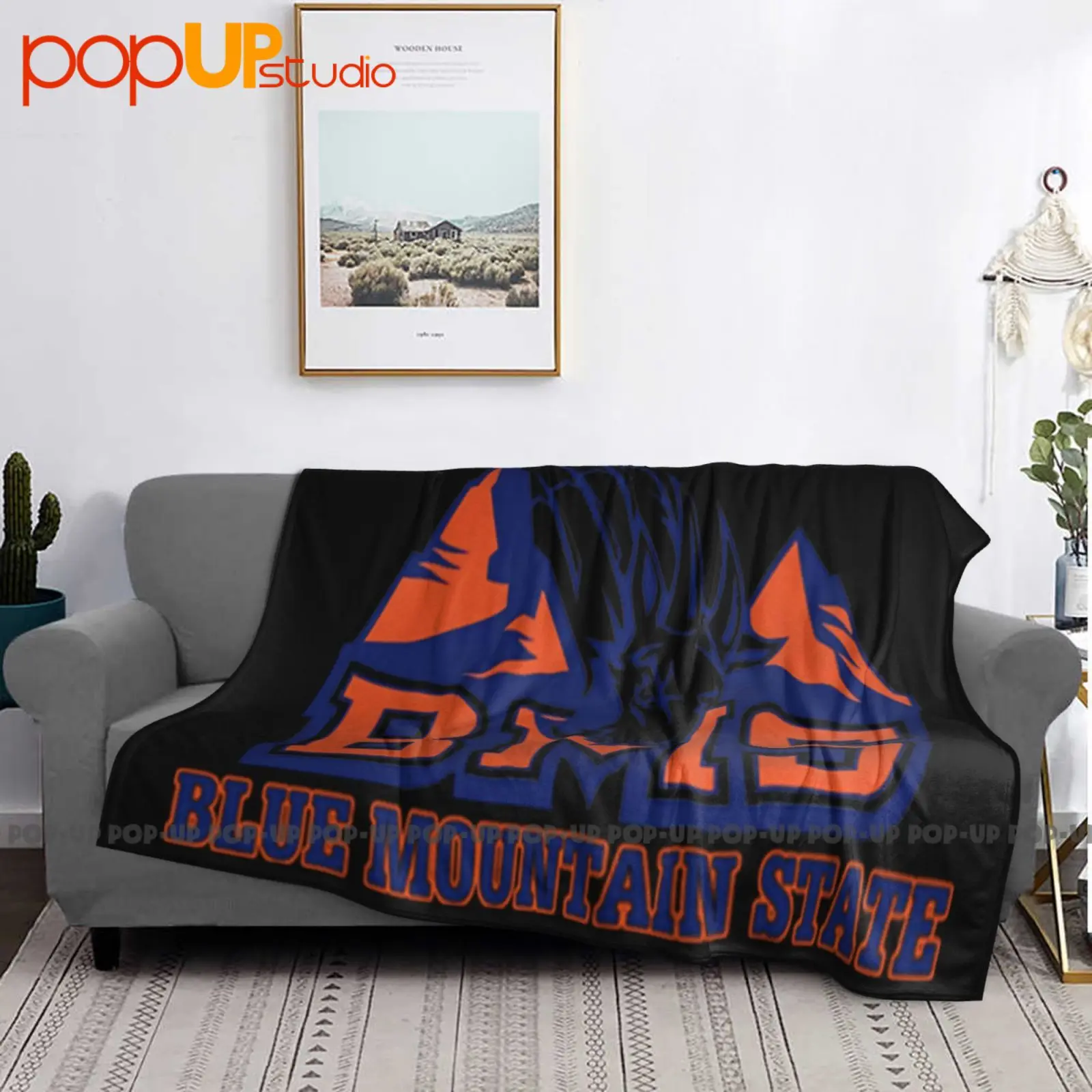 ولاية الجبل الأزرق Bms الماعز شعار Sitcom الأبيض Thad القلعة أليكس موران بطانية فائقة النعومة لحاف الشتاء غطاء أريكة أغطية السرير #3