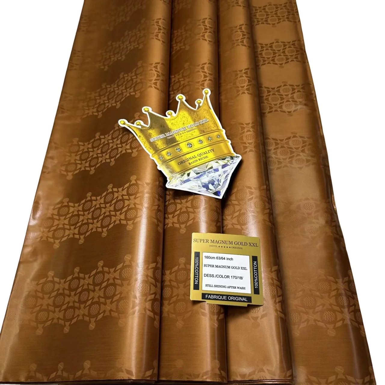 2021 New Design Austria Quality Bazin Riche Fabric 140CM Guinea Brocade Fabric 100% Cotton Soft 10 Y Fashion Sewing Party 1FBZ19