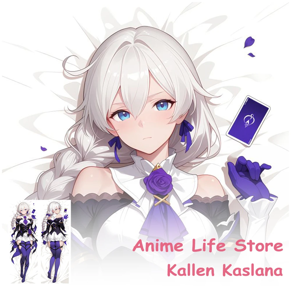 Dakimakura Anime Honkai Impact 3 Kallen Kaslana Pillowcase Hugging Body Cosplay Props Otaku Bedding Cushion Covers Decor Room