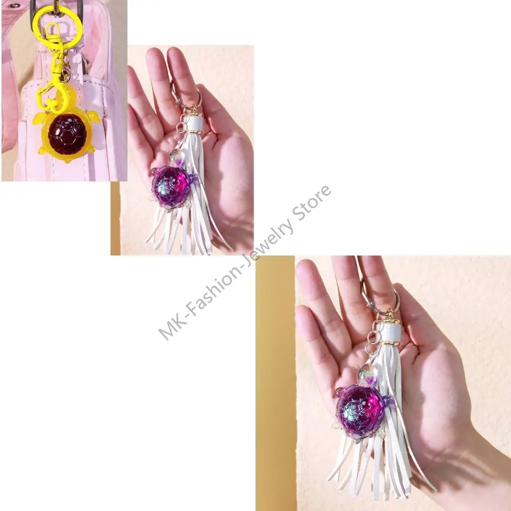 

Q6PF Easy Clean Tortoise Silicone Mold Handmade Resin Jewelry Crafting Accessories