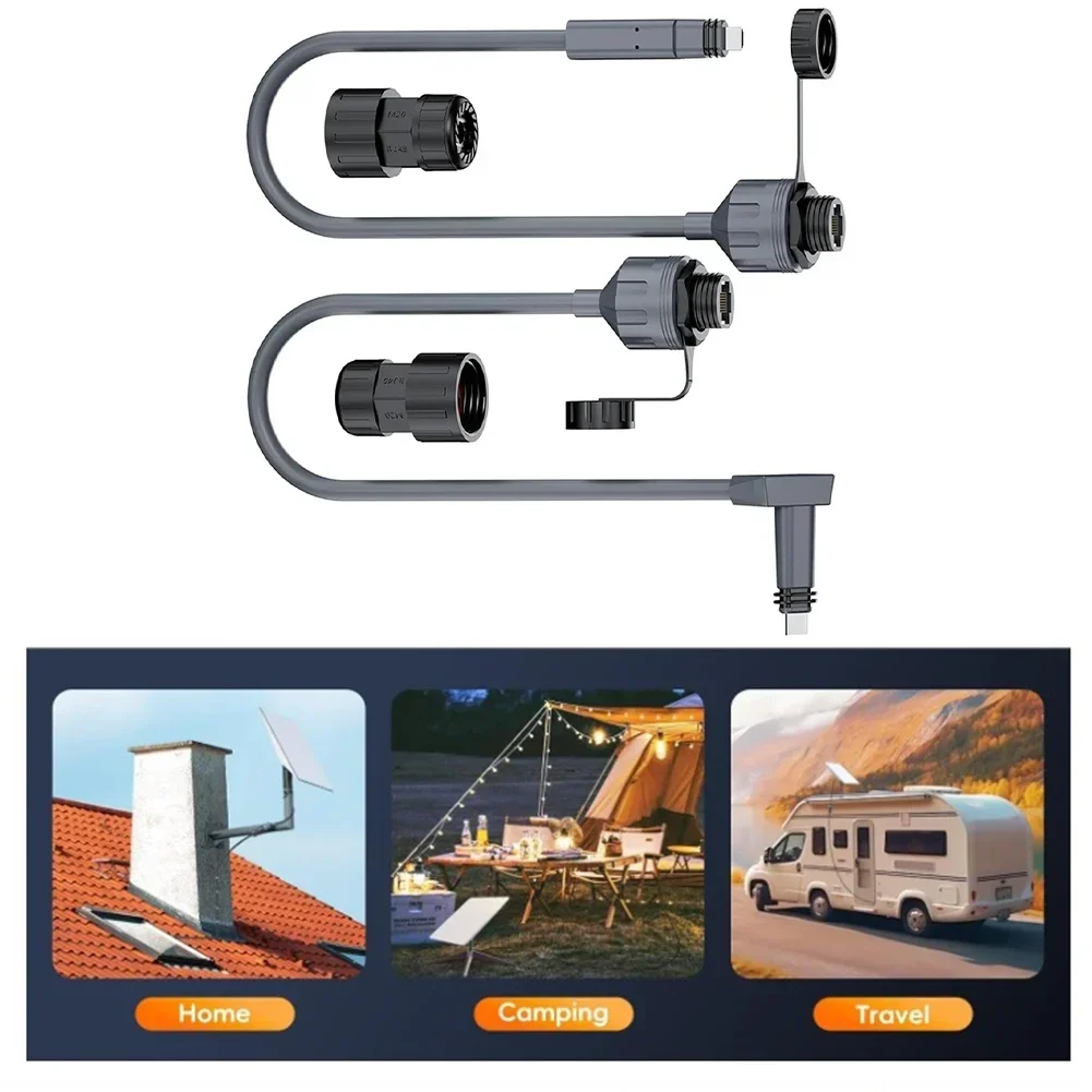 

0.5M set 1.64ft ft Router Extension Cable Outdoor Ethernet Cable For Router Seamless Indoor Outdoor Use 26AWG Copper Wire