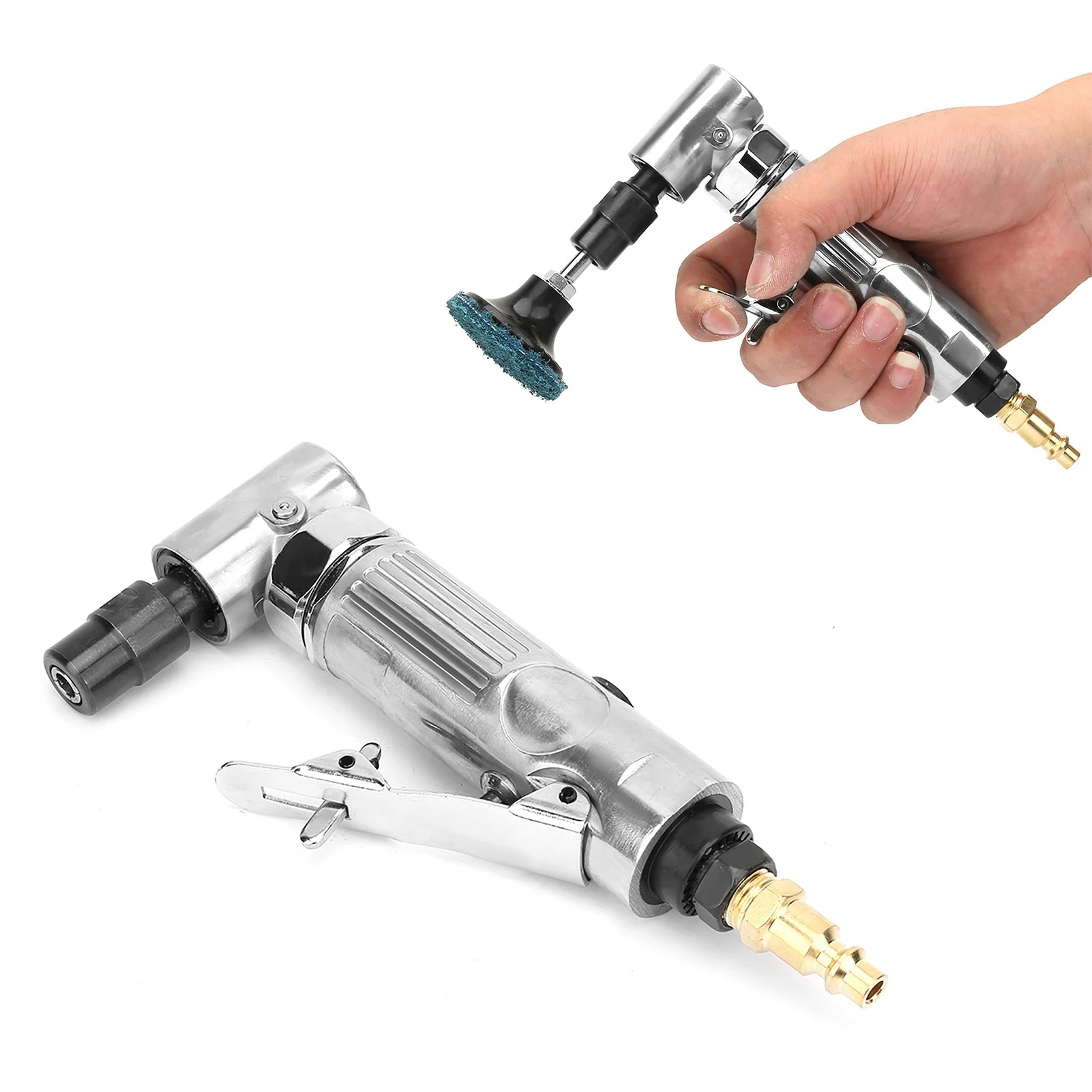 เครื่องมือลมปรับความต้านทานการสึกหรอความเร็วที่รวดเร็ว 2000 รอบต่อนาทีชุดเครื่องบดเหล็กการเคลื่อนไหวสำหรับส่วนประกอบไม้สำหรับการลบคม