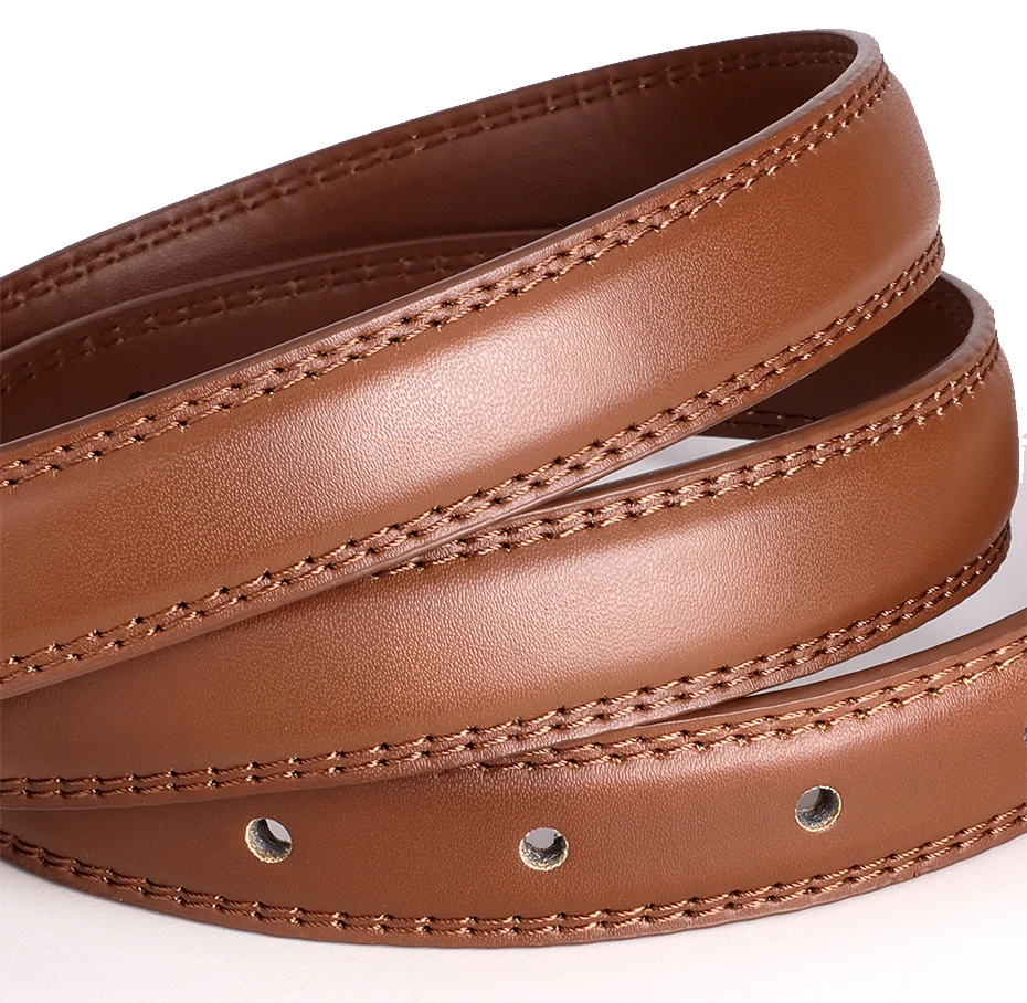 Maikun Pu Ledergürtel für Frauen Luxus weiblichen Gürtel dekorative einfache Taille Legierung Pin Schnalle Gürtel Drop Shipping – Detail 7