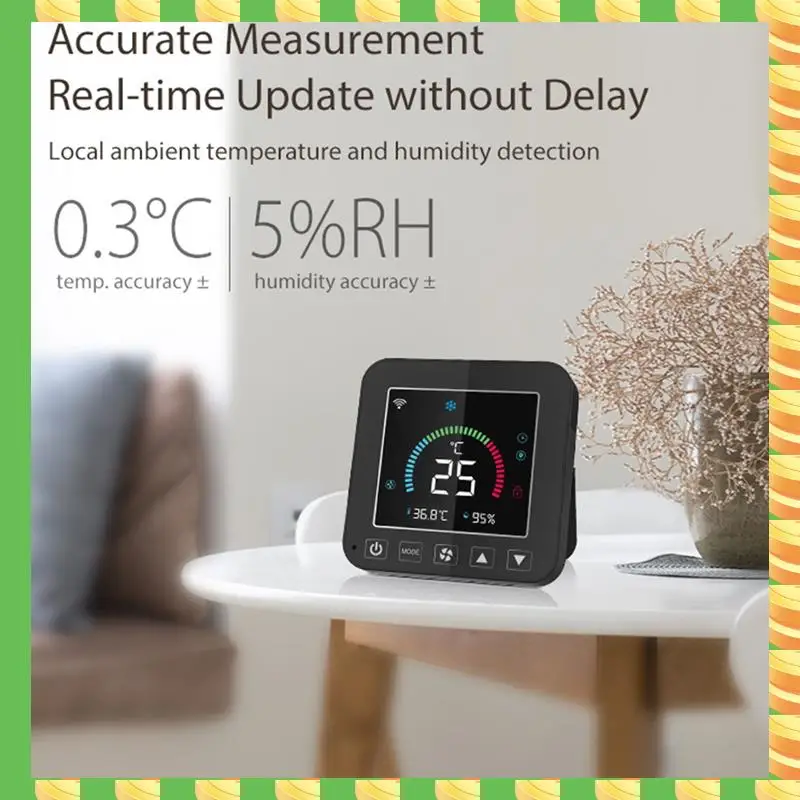 

AB53 ИК-контроллер температуры и влажности Инфракрасный контроллер для Google Home Alexa Tuya Wi-Fi