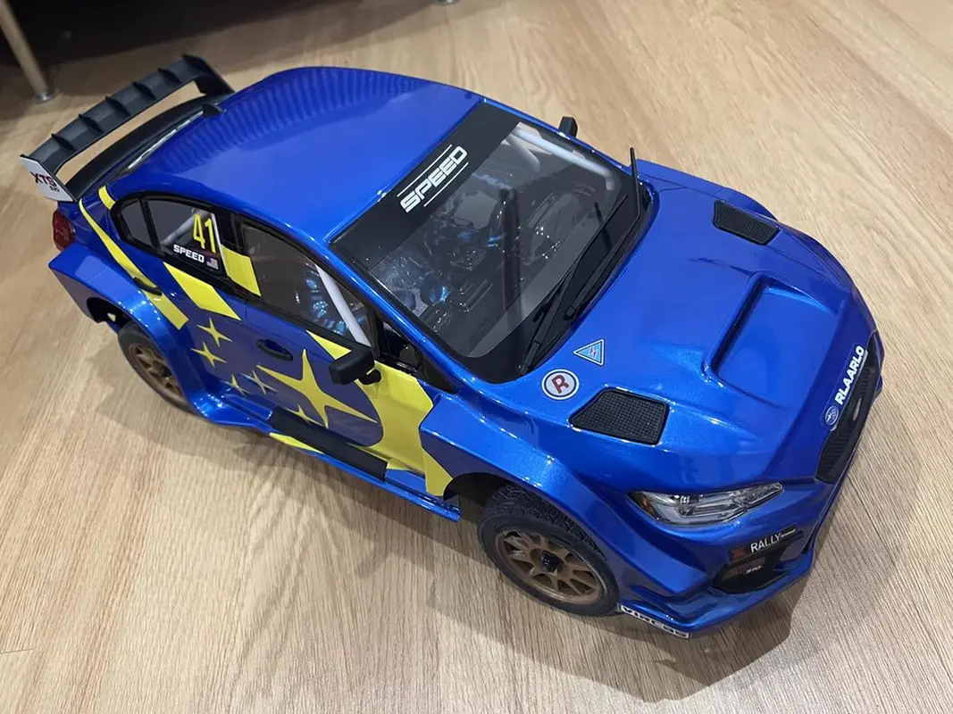 1/10 4WD RC فرش الانجراف سيارة 60-80 km/ساعة إضاءة مقاومة للماء ضوء 2.4 جيجا هرتز جميع التضاريس محاكاة لعبة سباق #5