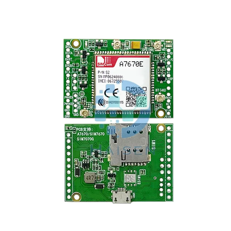 HAISEN SIMCOM A7670E-LASE Core Board LTE CAT1 4G 2G Voice Development Board Module Modem A7670E A7670