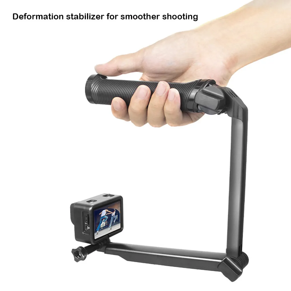 

Sports Cameras for GoPro Hero 10 9 Selfie Stick Adjustable 360° Rotation Tripod Extension Rod Foldable Monopod Self-timer