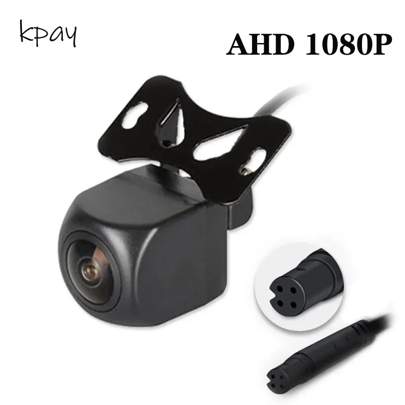 

4 Pin 170° AHD 1080P Vehicle Rear View Camera Car Reverse Black Fisheye Lens Night Vision Waterproof Universal Parking Rearview