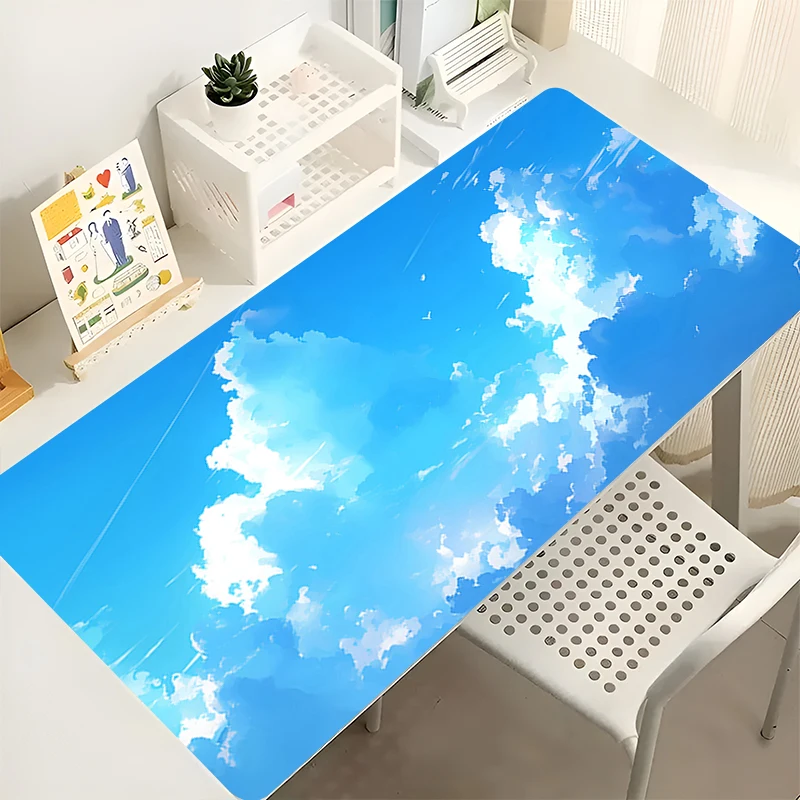 Mouse Pad Sky Clouds PC Accessories Mousepad Non Slip Extended Pad Rubber Gaming Mats Computer Gamer Mouse Mat Office Desk Mat