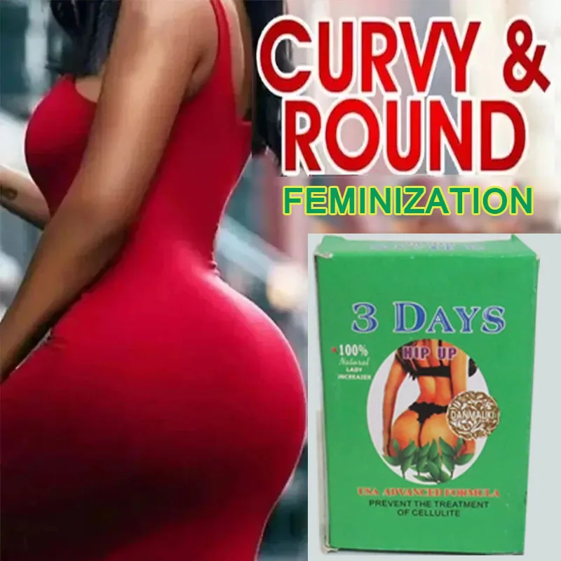 

3 Days Hip Up For Butt and Hips Enhancement Feminization Plumper Reduce Cellulite Soft Smooth Firming Skin Man Woman MTF
