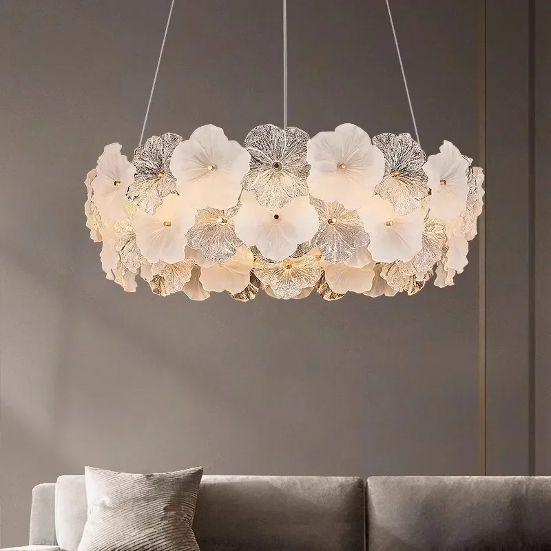 Luxury home decor led lights pendant lamps Modern living room Chandeliers dining room hanging light