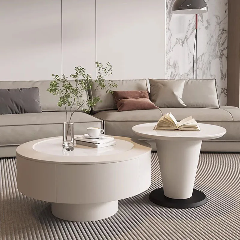 

Round Funky Coffee Tables Corner Vanity Frames Corner Luxury Transparent Coffee Tables Small Mesa De Centro De Sala Room Decor