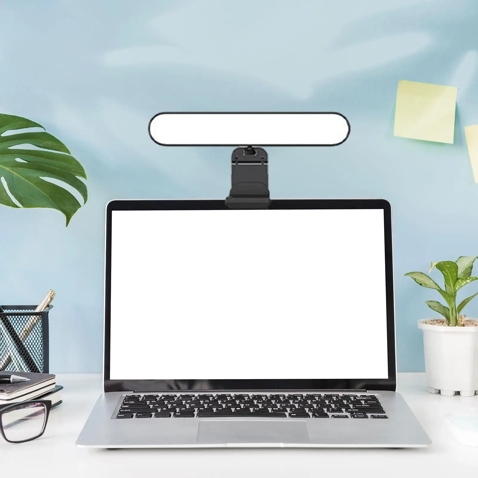 

Video Conference Light for Online Class Adjustable Width LED Laptop Light