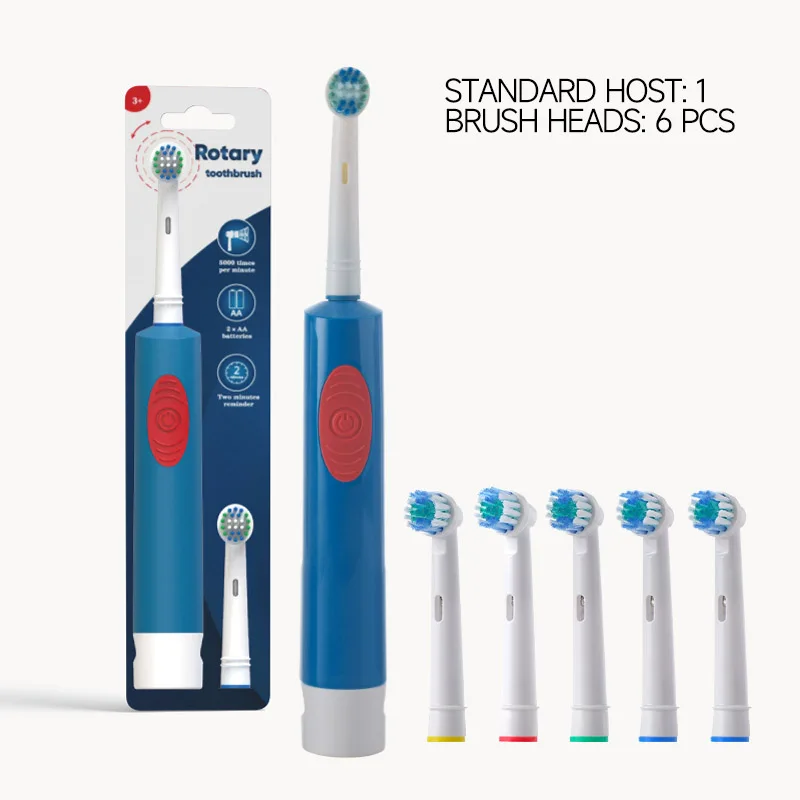 

Electric Toothbrush Rotary Round Head Adult Soft Hair Induction Fully Automatic Men And Women Lovers Set Compatible Brush Head