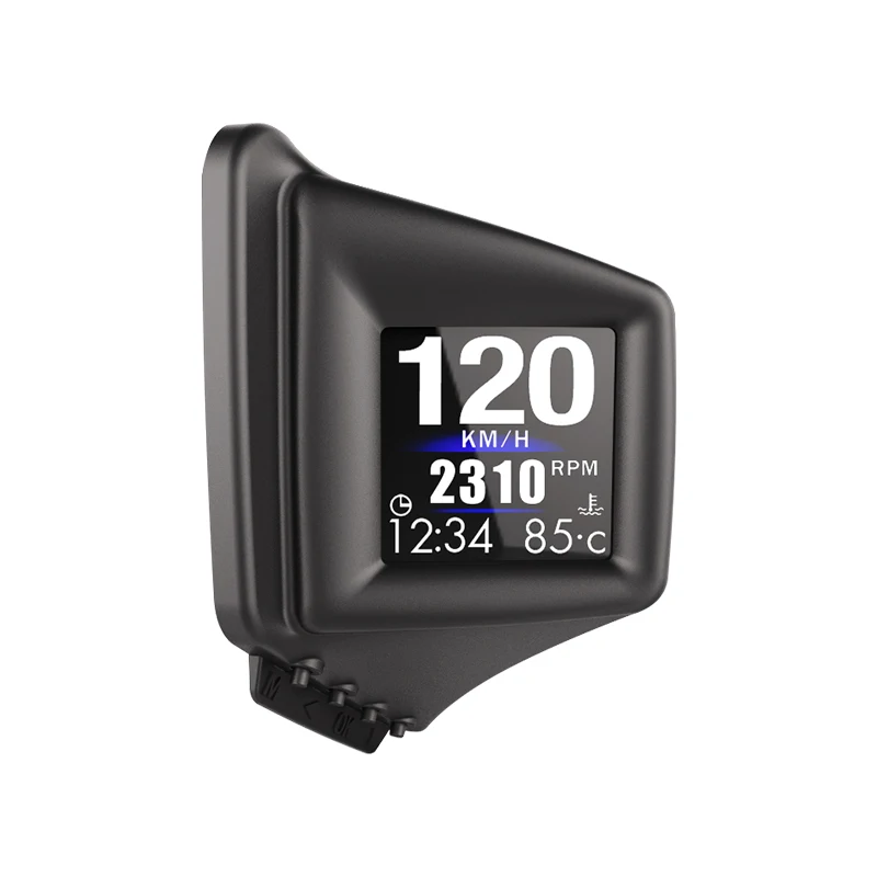 Head up Display, Car HUD , OBDII & GPS Dual System,  Installed on A-Pillar Trim, Only Works on Most 2008+ Cars