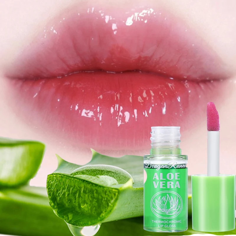 Bálsamo labial que cambia de Color resistente al agua, brillo de labios hidratante de larga duración, cambio de temperatura, lápiz labial de Aloe Vera, cuidado de labios, maquillaje de labios