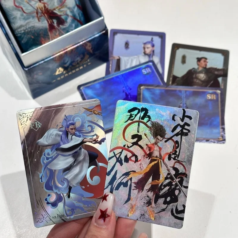 16 Packungen CARDFUN NeZha2 Aobing Anime-Figuren-Sammelkarten, offizieller Film TCG CCG Sammelkarte Na Zha Anime-Karten, Kindergeschenke
