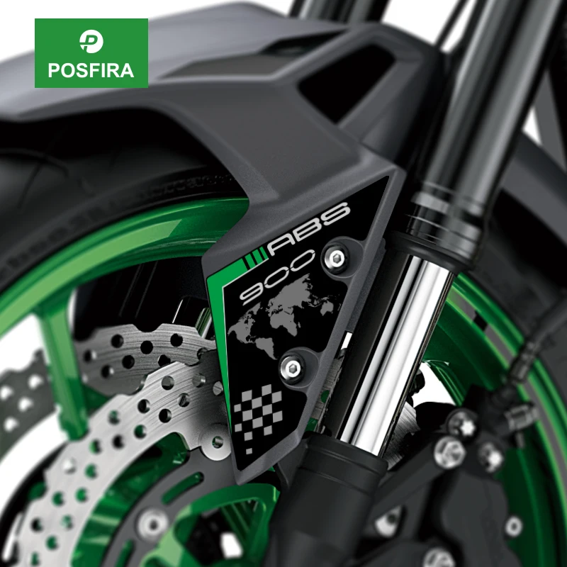 

POSFIRA Motorcycle Front Fender Stickers Vinyl Decals for Kawasaki Z900 Z 900 2025 2024 2023 2022 2021 Motorbike Accessories