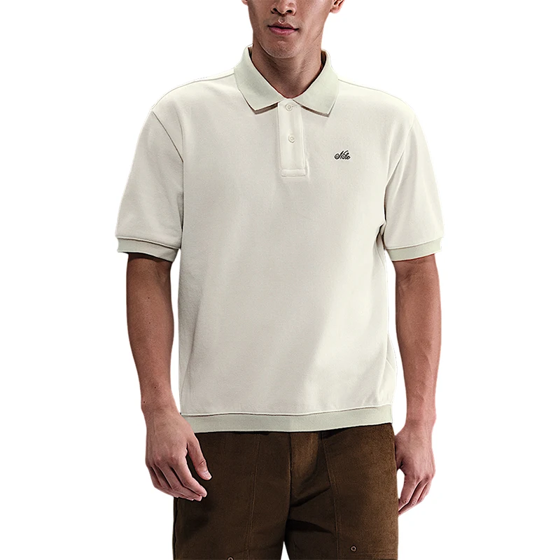 Nike genuíno 2025 masculino gola grossa solta casual esporte manga curta HV0885-133