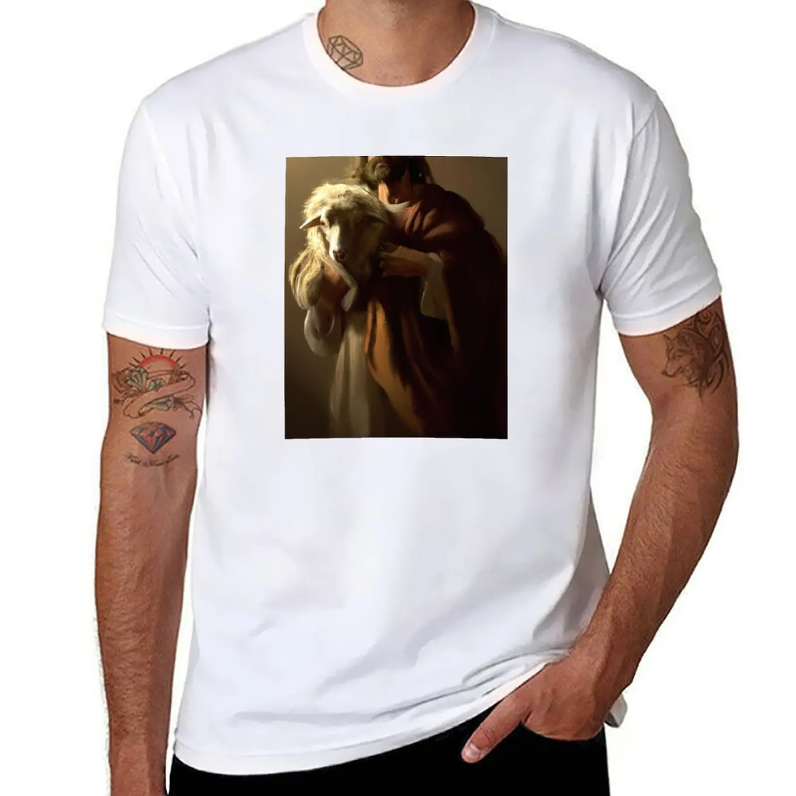 

The 100th Sheep T-Shirt Work Comfort T-Shirt for Men