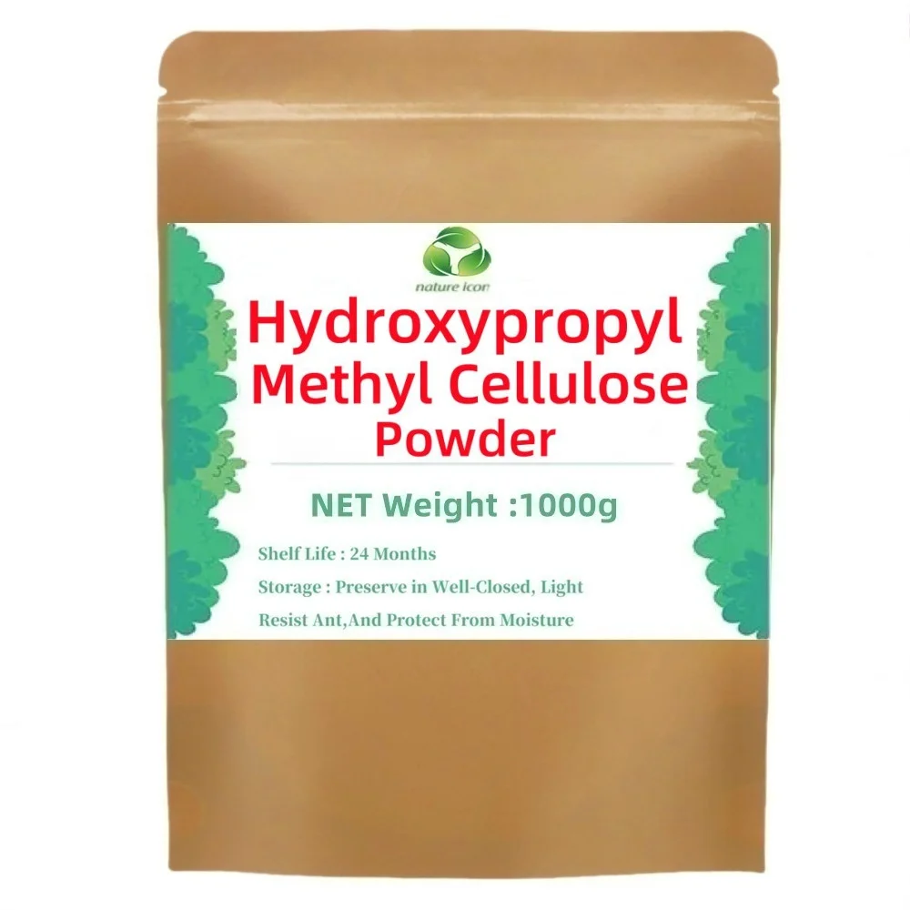 Hydroxypropyl Methyl Cellulose Powder Hpmc, 50-1000g, Vente chaude, Shampooing, 80,crème, gel, Matériel cosmétique