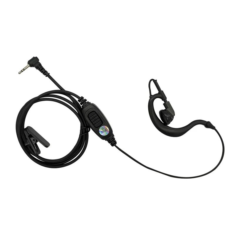 Tlkr T80 Walkie Talkie, G Shape Earhook, 1pin Earpiece, Headset, Headphone for Motorola Talkabout Radio, 2Pcs