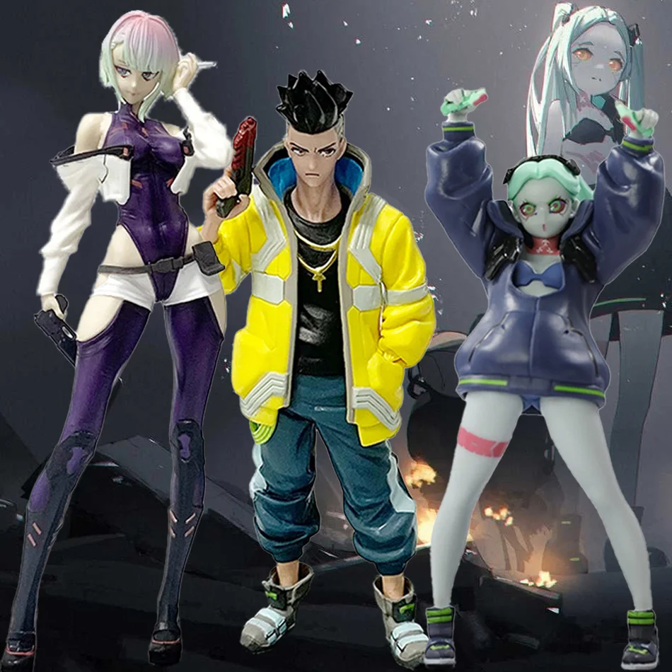 

16-22CM Anime Cyberpunk: Edgerunners Rebecca Figure Standing Anime Model Toy Gift Lucy Collection David Martinez Aciton Figure