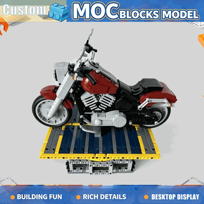 551PCS MOC Display Turntable Platform Model Building Blocks Modify Custom Puzzle DIY Creative Ideas Education Toy Christmas Gift