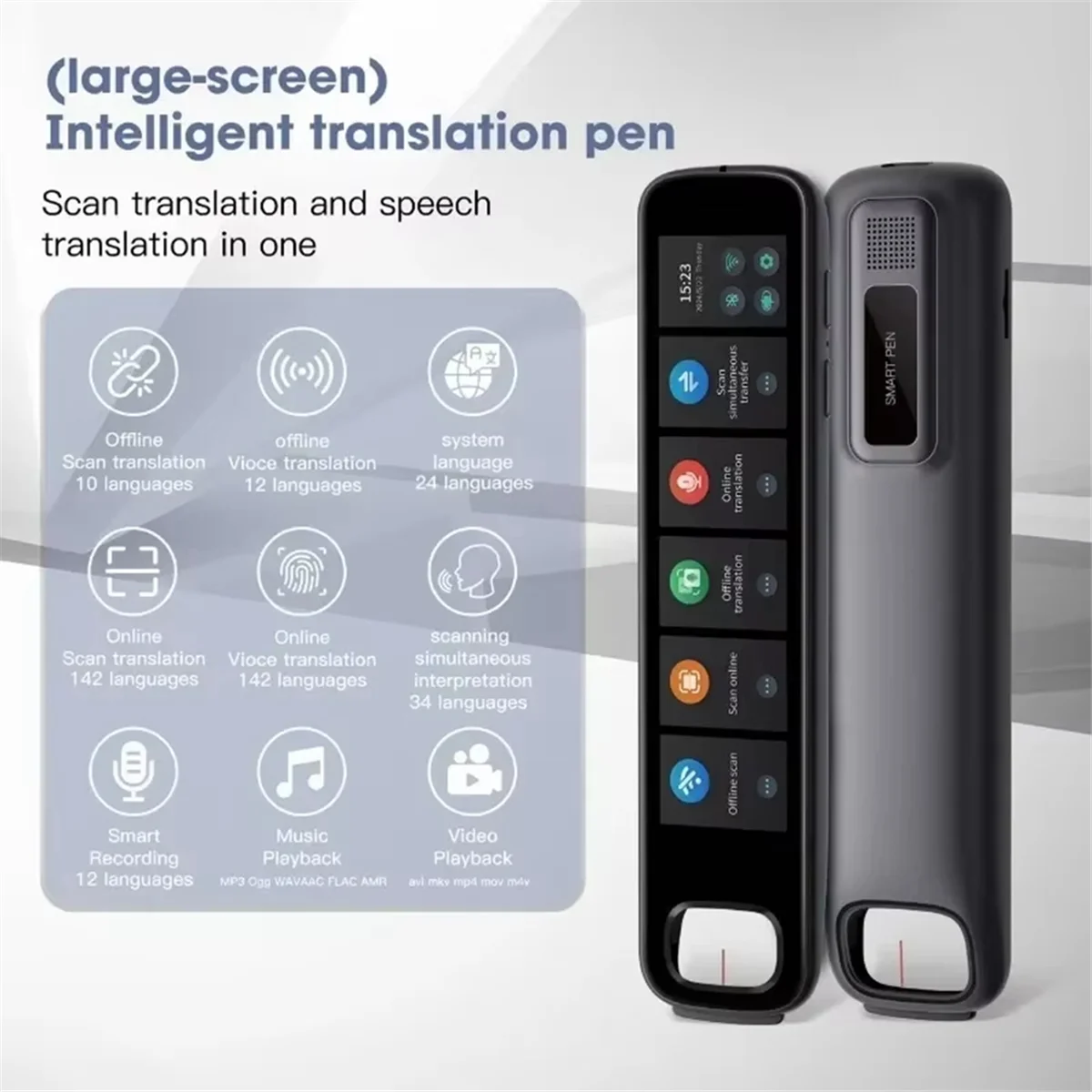 Tuyo nuevo bolígrafo de traducción de lectura de puntos X10B traductor AI en línea 142 idiomas leer escaneo pluma de traducción de voz aprender inglés