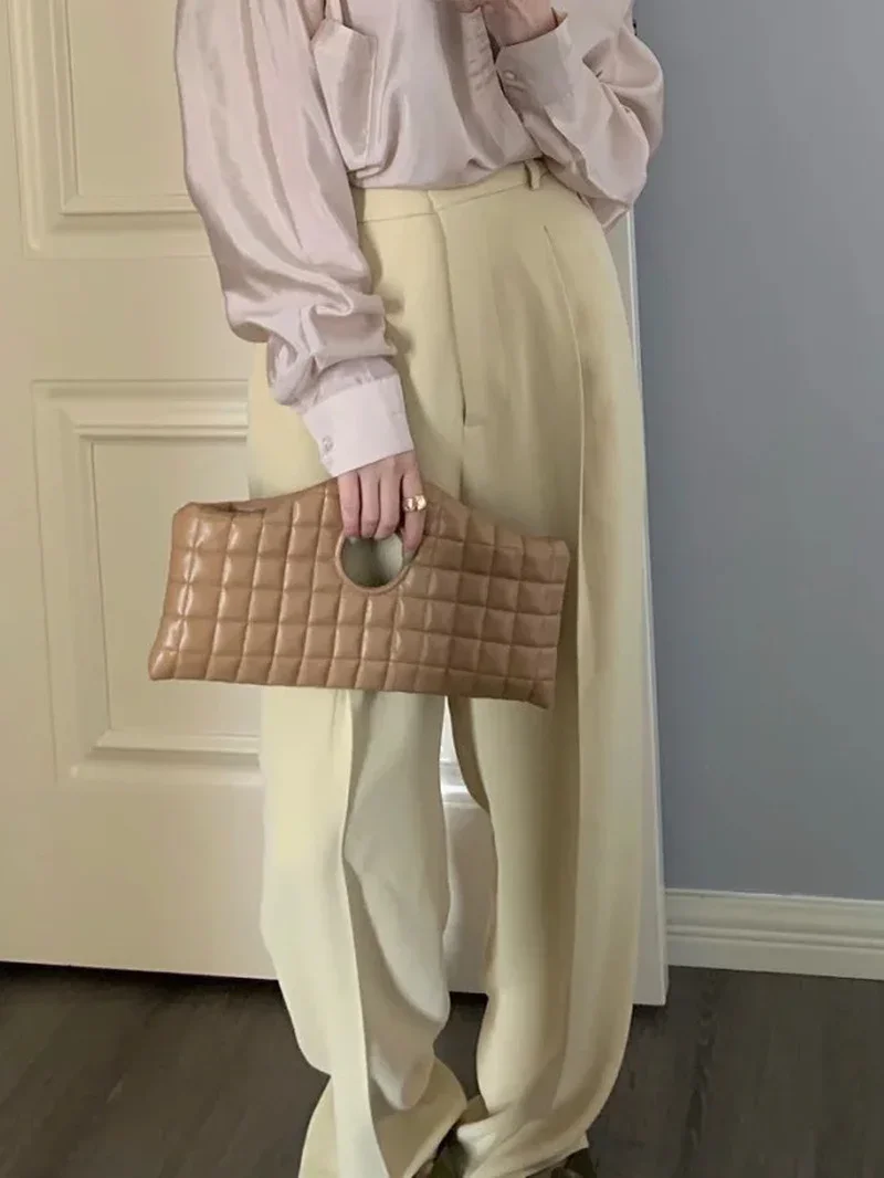 Spring Summer Upscale Fashion Simpel Trousers Office Lady Solid High Waist Pants Women Japanese Elegant Loose Pantalones