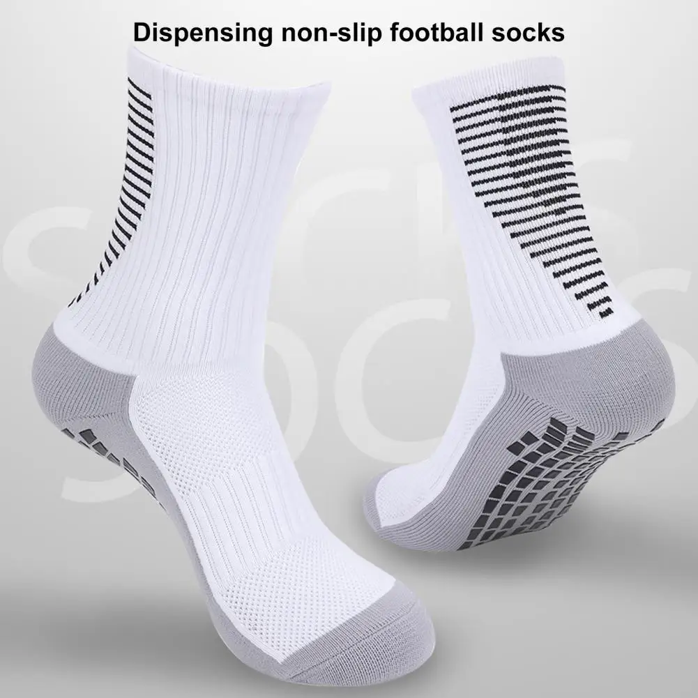 

Elastic Football Socks High Compression Basketball Socks with Non-slip Design for Sweat-absorbing Comfort Breathable for Men