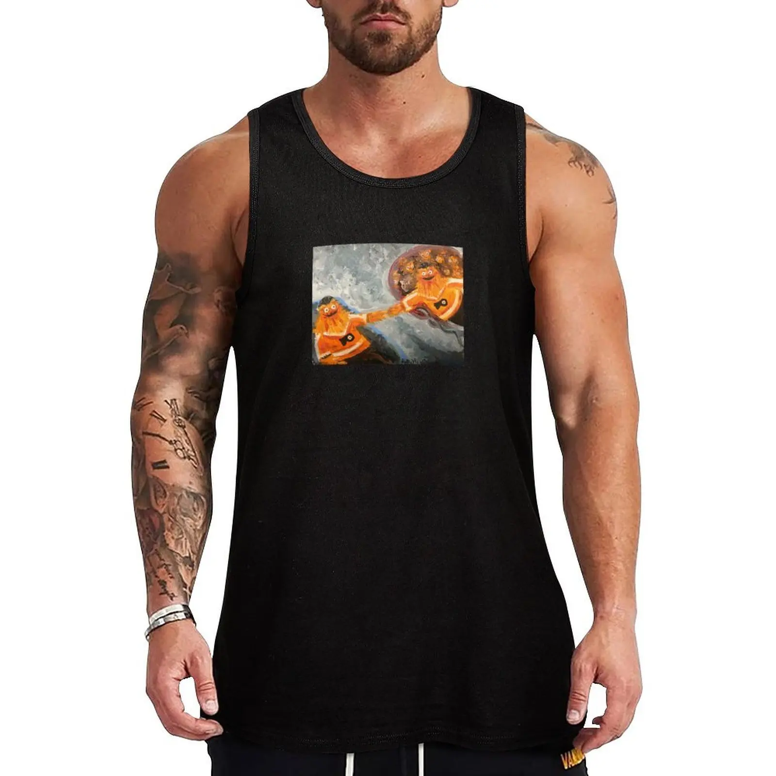 

The Creation of Gritty Tank Top Sleeveless top Vest male Men's t-shirt