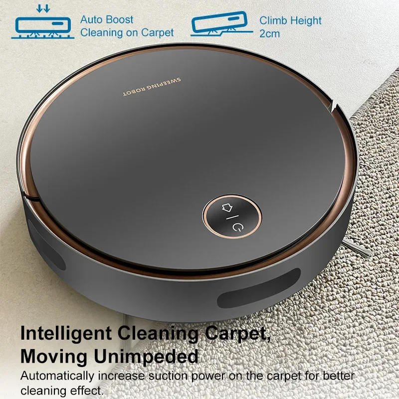 Donirt 2024 New Sweeper Sweeping 3 In 1 Smart Sweeping Robot and Vacuuming Wireless Vacuum Cleaner Sweeping Robots For Home Use