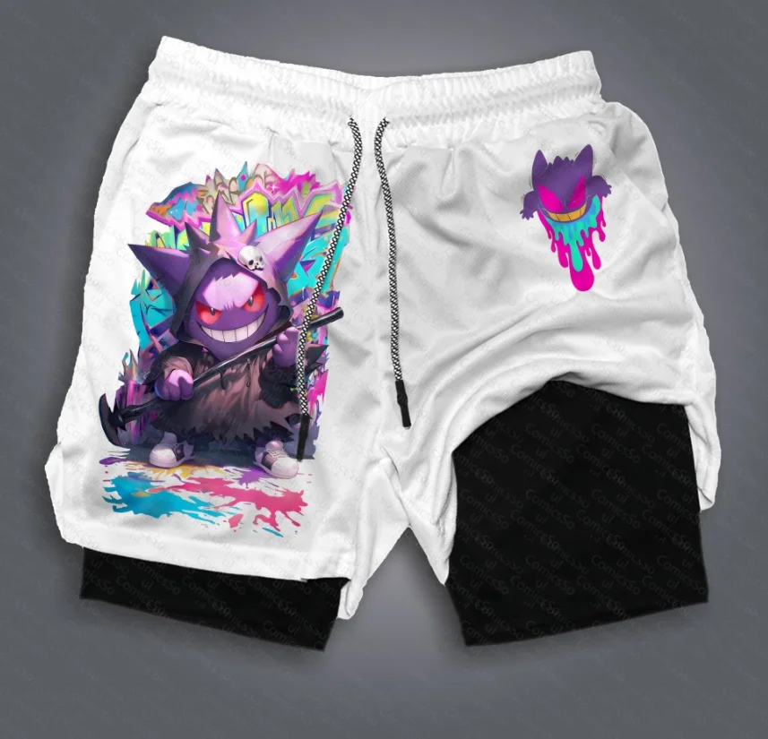 shorts-esportivos-oficiais-pokemon-anime-collaboration-shorts-unissex-estilo-kei-retro-respiravel-de-secagem-rapida-para-badminton
