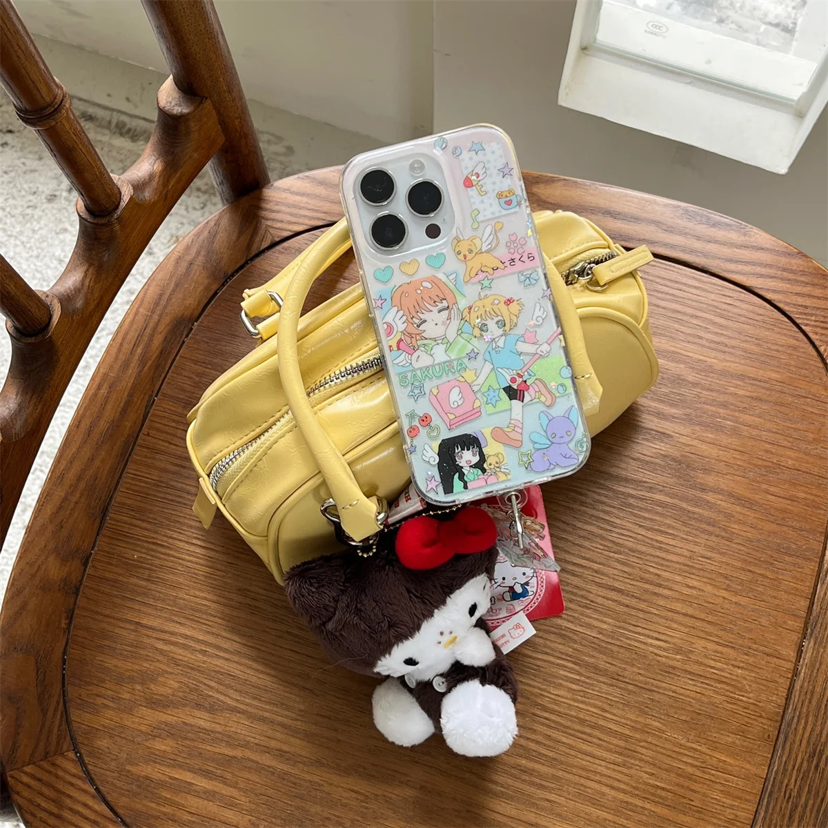 

New Cute Mermaid Case For MagSafe magnetic iPhone 16 Pro Max Cartoon Kickstand Anti-Yellow fundas iphone 16 case
