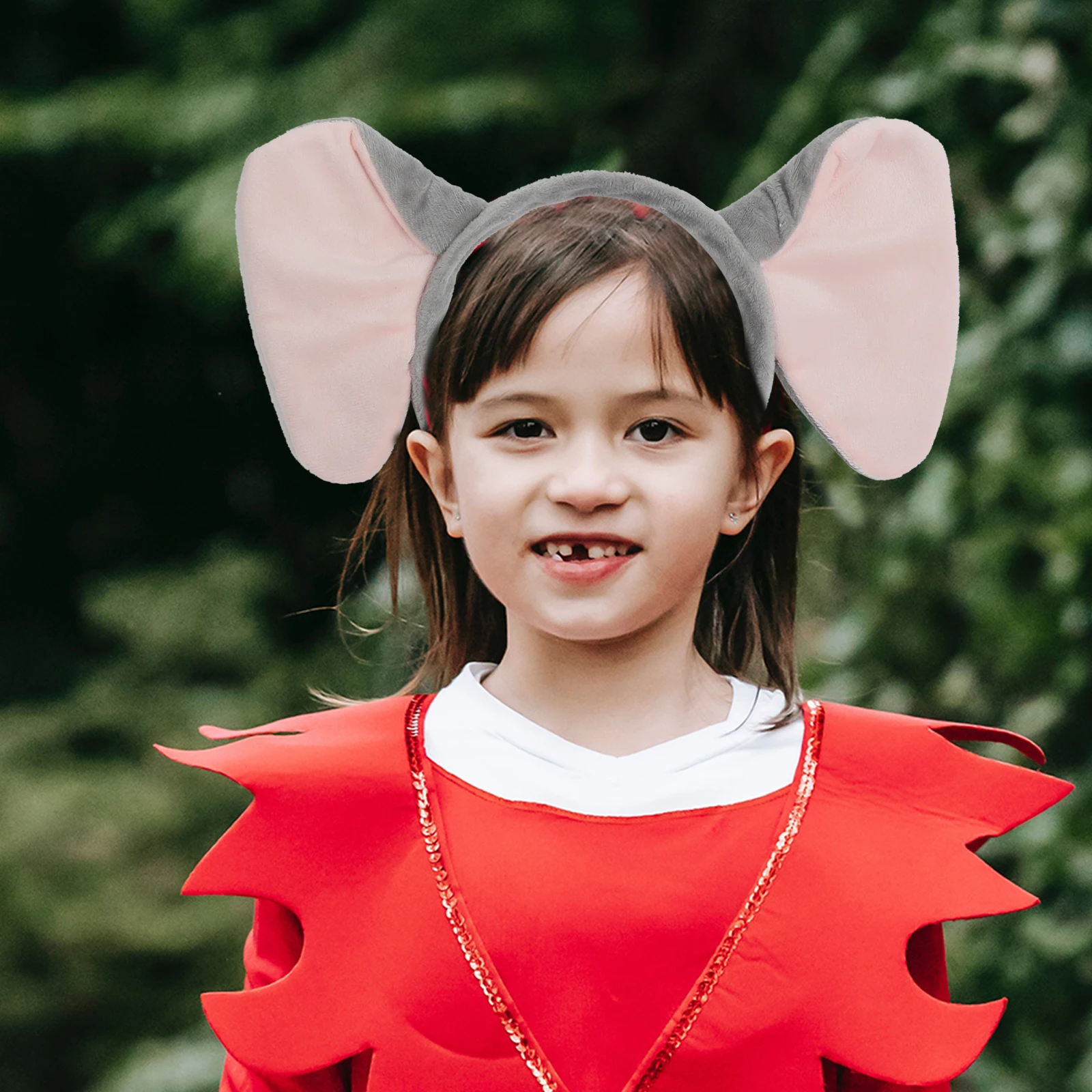 

Vivid Elephant Costume Accessories Headband Tail Bowtie Skirt Cute Design Multi Functional Use Cosplay Halloween Birthdays