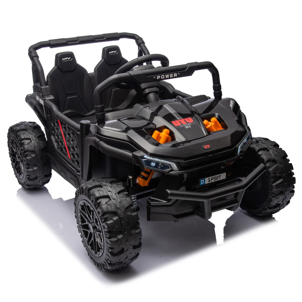 

24V Kids Ride On UTV,Electric Toy For Kids w/Parents Remote Control,Four Wheel suspension,Low Start,Adjustable speed,Multimedia