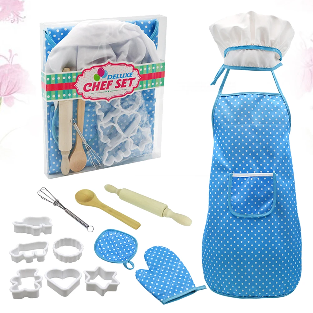 Tablier outils de cuisson ensemble tenues pour filles enfants jouet ustensiles de cuisine Playset cuisine
