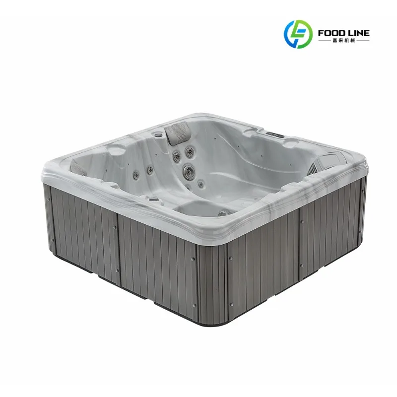 FL Customized  Outdoor Spa Tub Custom Manufacturer for Size, Jet Layout, and Shell Color According to Client Specifications.