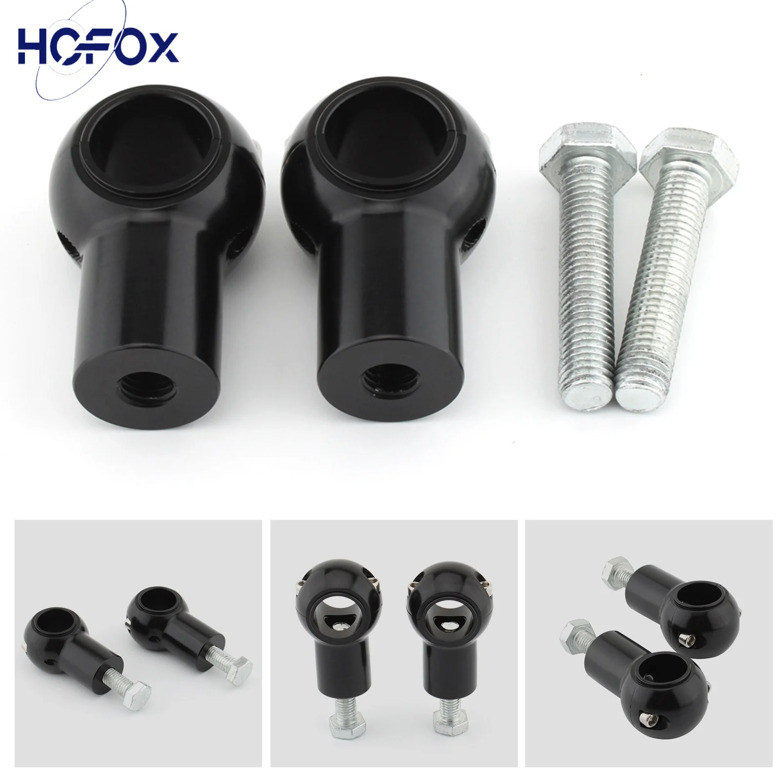 

2.5cm/ 1" bar diameters Handlebar Riser Clamp Aluminum Rise Bar Mount For Harley Davidson Choppers Cruisers